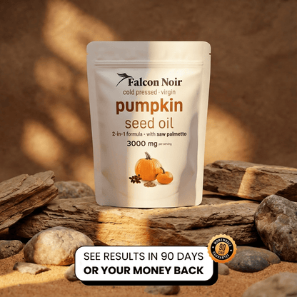 Falcon Noir™ Pumpkin Seed Oil Capsules for Women