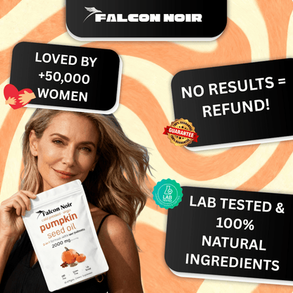 Falcon Noir™ Pumpkin Seed Oil Capsules
