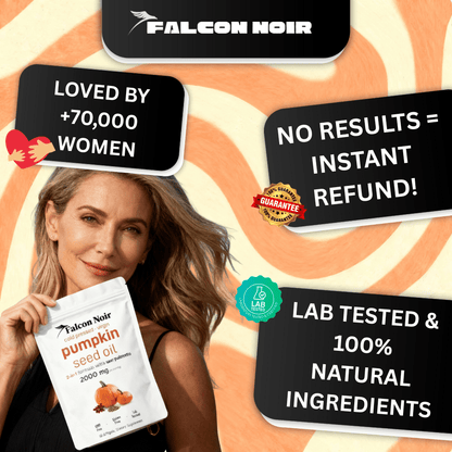 Falcon Noir™ Pumpkin Seed Oil Capsules